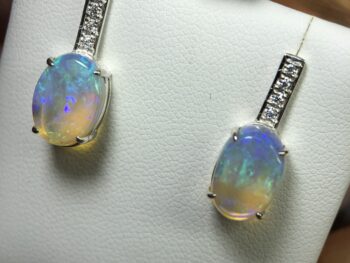Opal earrings
