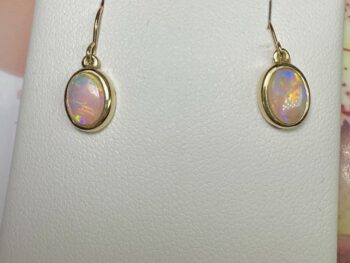Opal earrings